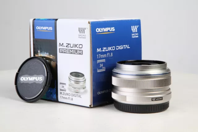 Olympus Objektiv  M. Zuiko Premium 17mm 1,8 wie neu   MFT