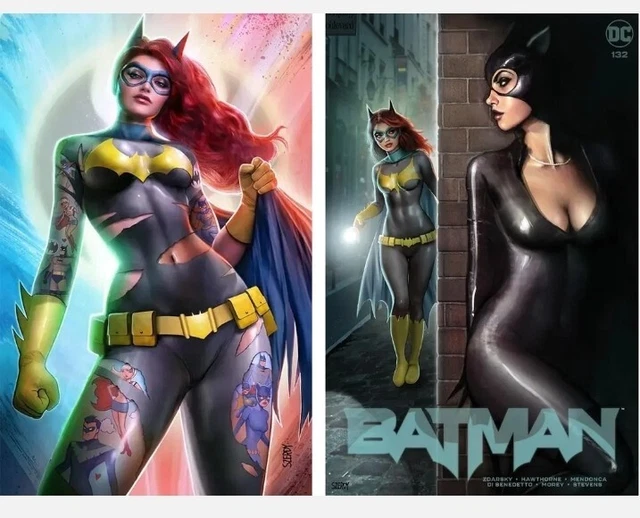 BATMAN 132 SZERDY  Trade Dress & Virgin Tattoo Variant CATWOMAN BATGIRL