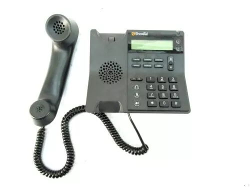 ShoreTel IP 420 IP420 VoIP PoE Backlit Display Black Office Phone Handset Cord