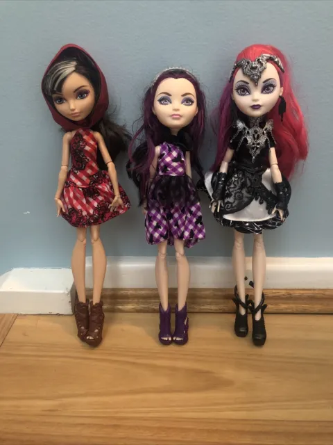 3 x Mattel 2014 - Ever After High Dolls GIRLS