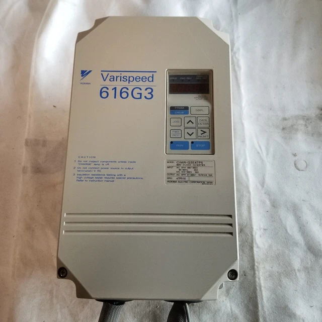 Yaskawa Electric Corp. CIMR-G3E47P5 Varispeed 616G3 400V Class Inverter