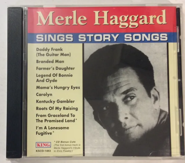 SINGS STORY SONGS by Merle Haggard (CD, 1996, King) Free Shipping! $9. ...