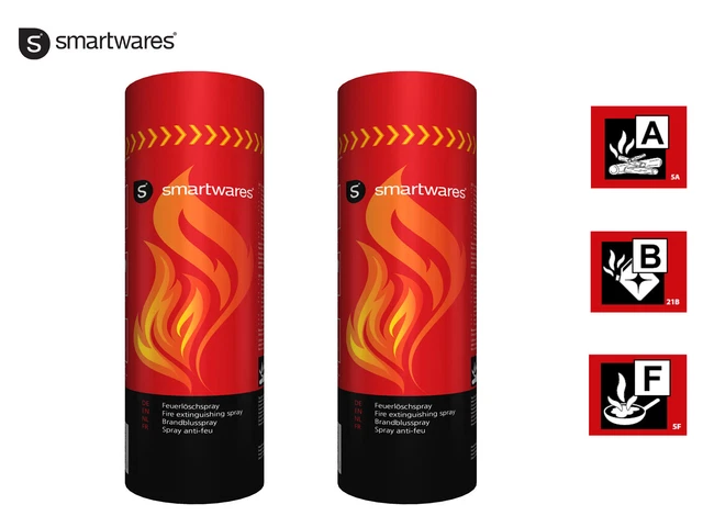Set 2 spray antincendio per incendi domestici auto campeggio
