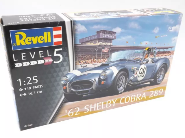 Revell 07669 '62 Shelby Cobra 289 Auto Modellbausatz 1:25 in OVP - NEU