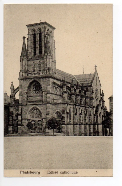 PHALSBOURG Pfalsburg Moselle CPA 57 l'église 3