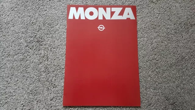 Opel Monza Sales Brochure 1980