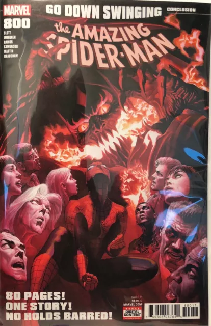 AMAZING SPIDERMAN 800 ALEX ROSS 1st PRINT NM RED GOBLIN CONTINUES