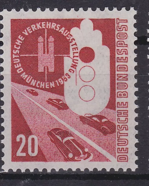 Brd Nr.169 postfrisch, Verkehrsausstellung München 1953, 20-Pfg.