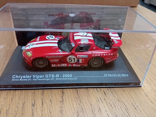 Modèle Réduit 1/43 Chrysler Viper GTS-R #50 Le Mans 1998 - IXO LMM070 - Zamak - Neuf