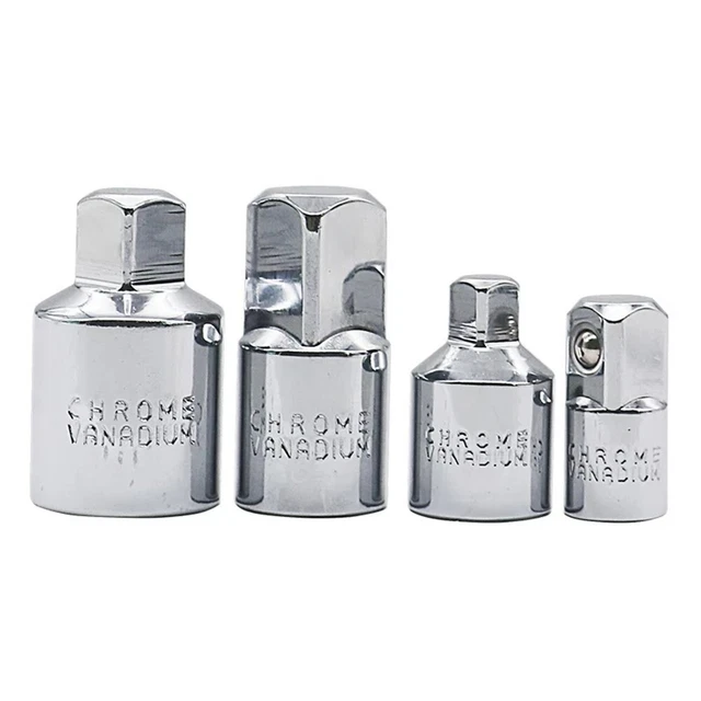 Adaptador de enchufe 4 piezas adaptador convertidor trinquete pieza reductora llave de enchufe