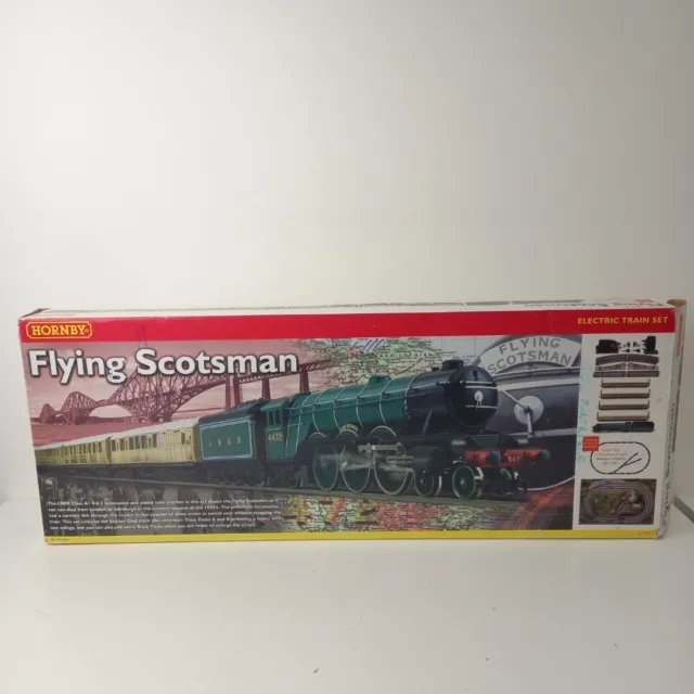 Hornby R1039 Flying Scotsman Model Electric Train Set Boxed -WRDC