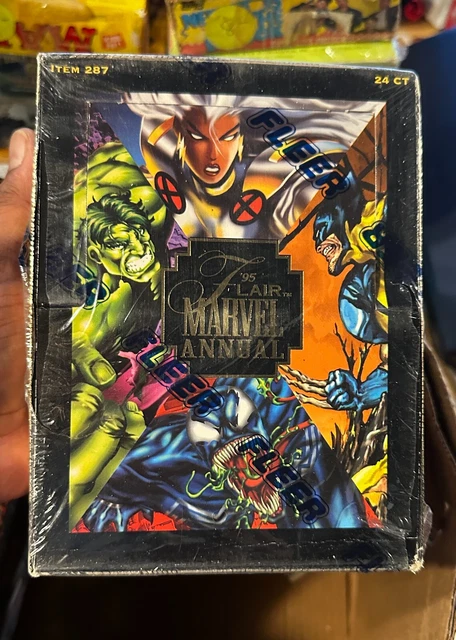 1995 Flair Marvel Annual 24 PACKS Factory Sealed Hobby Box
