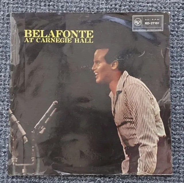 Belafonte at Carnegie Hall by Harry Belafonte vinyl Record, 1960