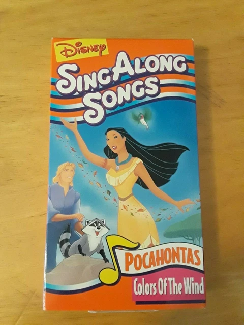 Disneys Sing Along Songs: Pocahontas Colors Of The Wind Walt Disney Home Video