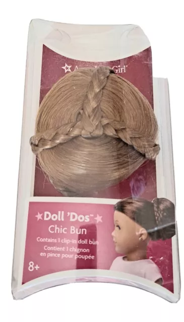 American Girl Doll 'Dos Chic Bun Red NIP