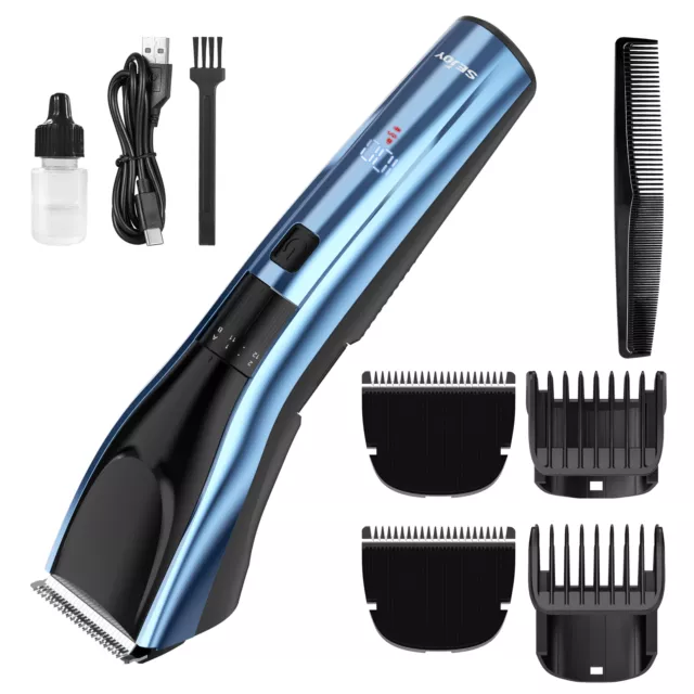 SEJOY Professional Mens Hair Clippers Cutting Beard Trimmer Barbers Grooming Kit