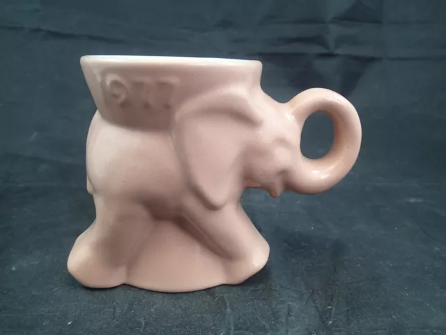 1977 Frankoma Républicain Gop Éléphant Politique Tasse de Collection