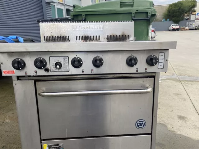 Goldstein 6 burner oven & stove