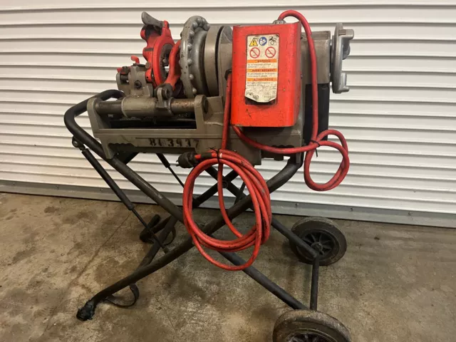 Ridgid 300 Compact Pipe Threader Self-Oiler 1/2”-2” With Cart/Stand