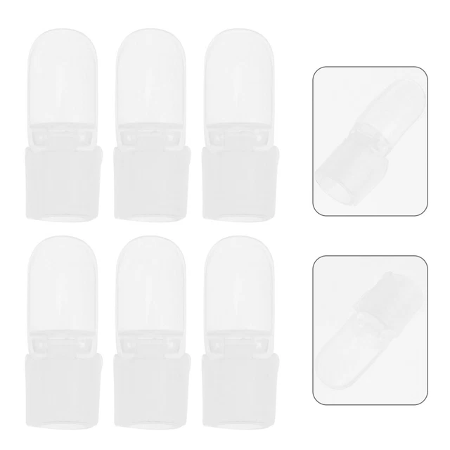 20 pz smalto protettore vernice dita tappi ammollo manicure custodia protettiva