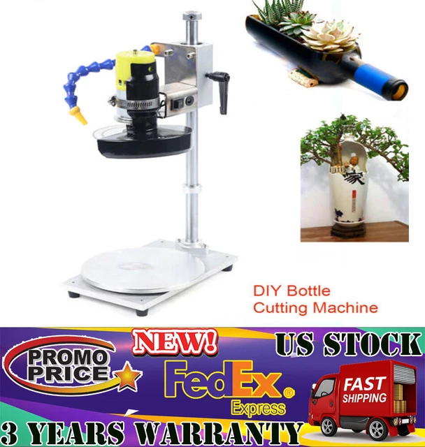 DIY Ceramic Cutting Machine 110V Craft Recycle Tool Glass Bottle Wine Cutter