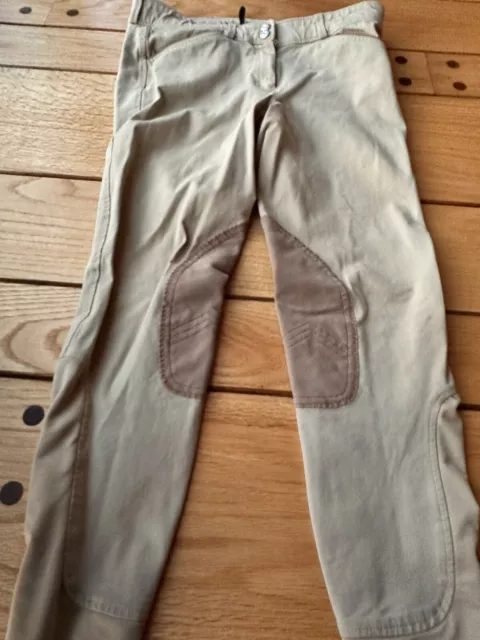 Dover Saddlery Riding Pants Women's 28 Horse Breeches Equestrian Khaki