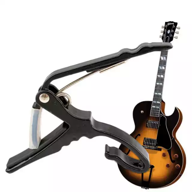 Cejilla Metálica Brazo de 47mm para Guitarra Acústica Eléctrica Bajo Banjo Ne