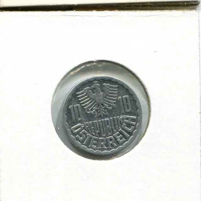 10 GROSCHEN 1980 AUSTRIA Coin #AV044C 2