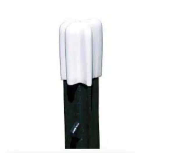 25 PACK New Safe T Post Caps Cover White Vinyl CZ ENGINEERING