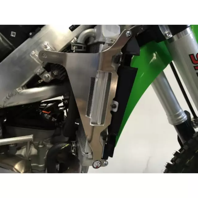 Axp Protezione Radiatori Alluminio Cross Enduro Kawasaki 250 Kx F 2017-2018