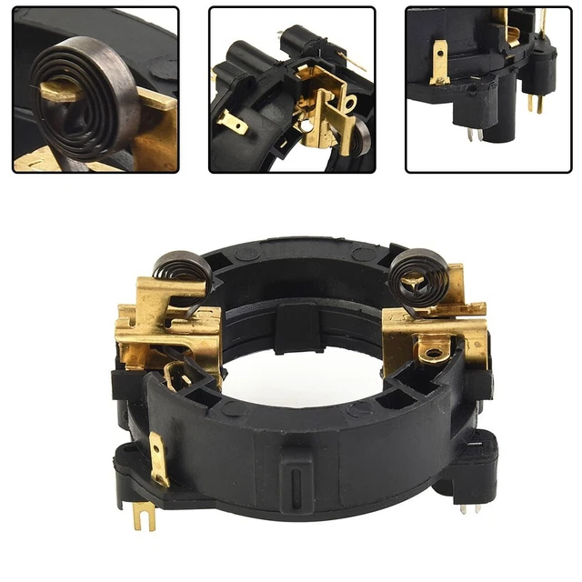 Supporto spazzola in carbonio girevole plastica + metallo portatile uso affidabile