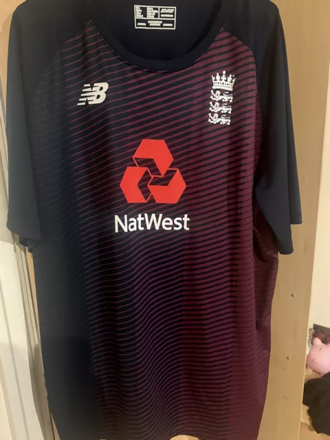 England Cricket Player Issue Shirt Size Large