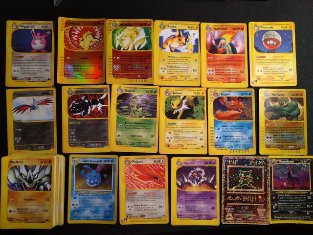 Pokémon Card lot lotto carte Pokémon Set Expedition Aquapolis Skyridge Vintage