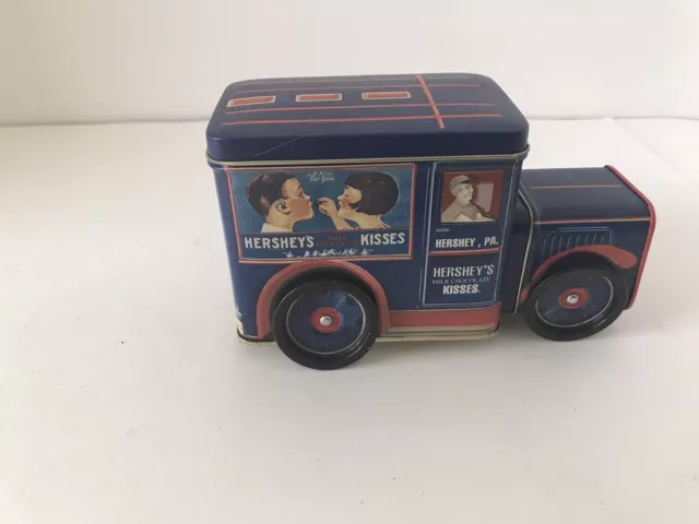 Vintage Tin Hersheys Kisses Truck. Mint Condition, No Scratches, No Rust!