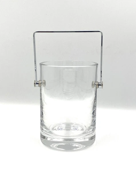 Seau à glace en verre, glaçons de bar, seau à champagne en diamant