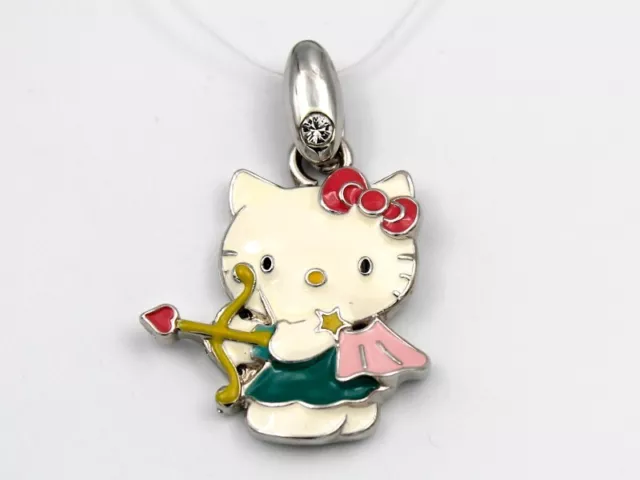 Colgante Collar Hello Kitty Gato Signo Sagitario Swarovski Jewels Hecho Italy