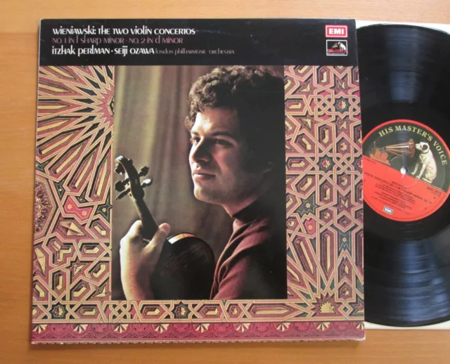 ASD 2870 Wieniawski zwei Violinkonzerte Perlman Ozawa 1973 Stereo EMI