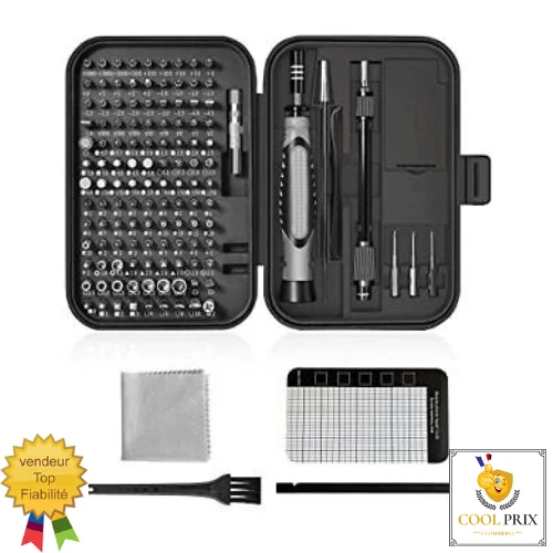 Tournevis De Precision + Haute Qualite Ameliorer Kit 135 en 1 + Magnetique NEUF
