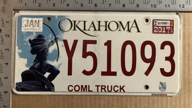 Camión comercial Oklahoma 2017 matrícula Y 51093 clásico Archer 13503