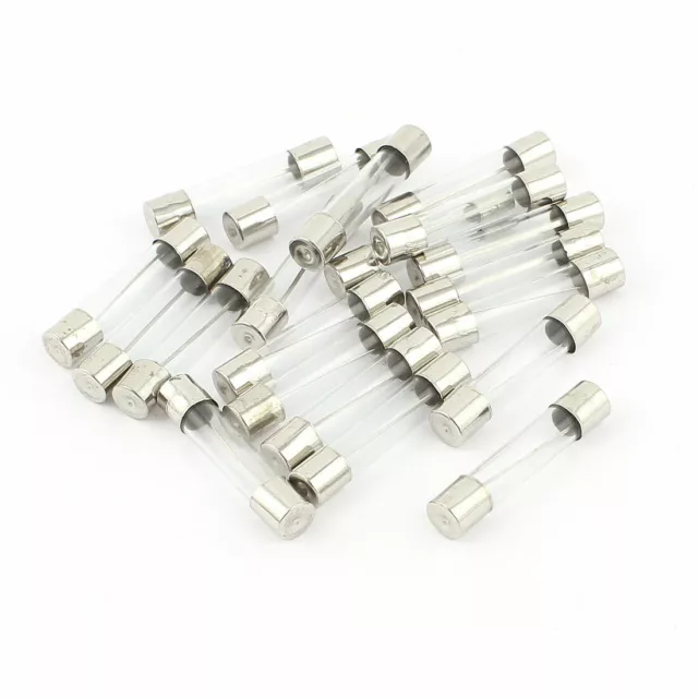 20pcs 25A 250V Tube fusibles verre rapide cartouche action 6x30mm