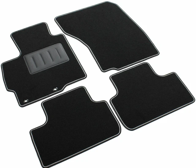 Tapis Auto Mini Cooper R56/R58/R59 - Moquette Noire Carbone Antidérapante