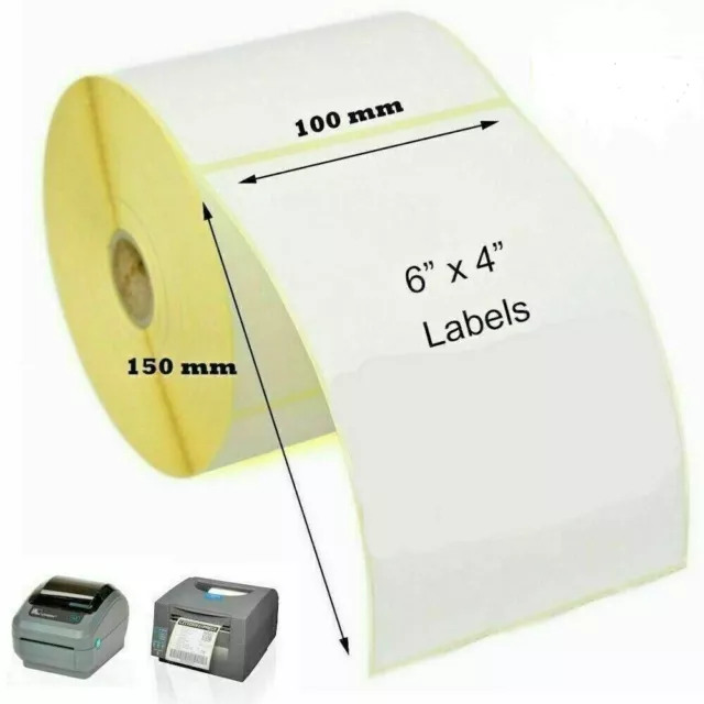 OliveBird 1 rouleau d'étiquettes thermiques 100 mm × 150 mm / 4 x 6  étiquet