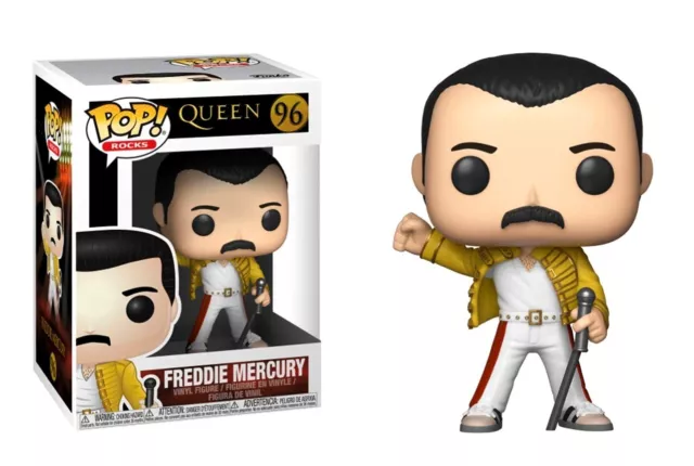 Queen Freddie Mercury Wembley 1986 Pop! Funko rocks Vinyl figure n° 96