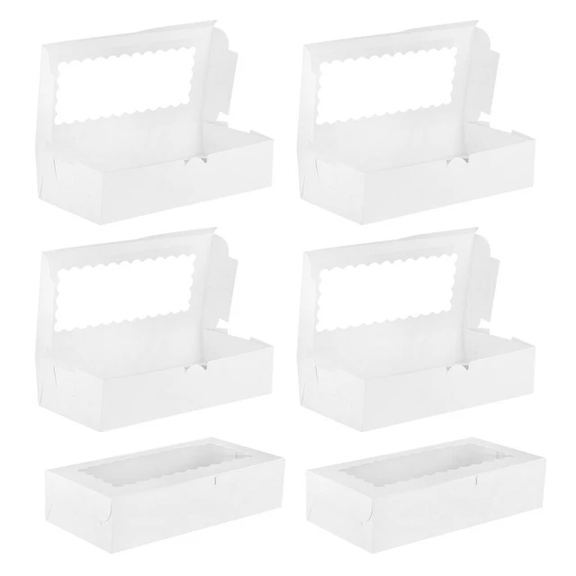 Gcardist Menta Blu Cupcake-Box singole contenitori per cupcake usa e getta 25 pezzi scatole singole per cupcake con finestra 9,3x9,3x11 cm contenitori per cupcake (3,7x3,7x4,5 pollici