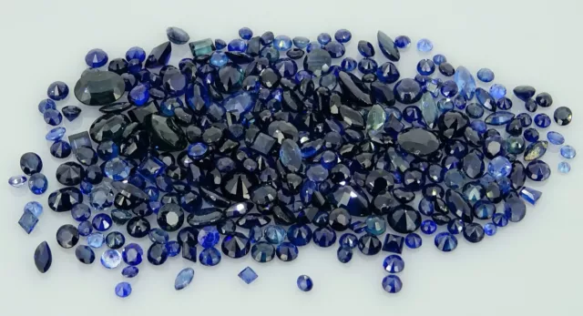 mixed lot of natural Blue Sapphires 32.29ct natural loose gemstones