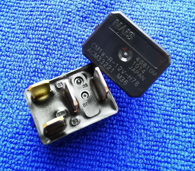 Relais Automobile NAIS CM1A-R-12V 4 Broches - Haute Qualité, Neuf Sous Blister