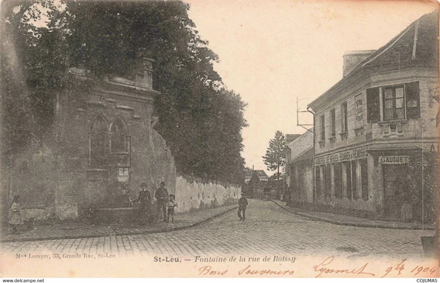 95 - SAINT LEU - S08006 - Fountain of the Rue de Boissy - Auberge Gauguet - L14