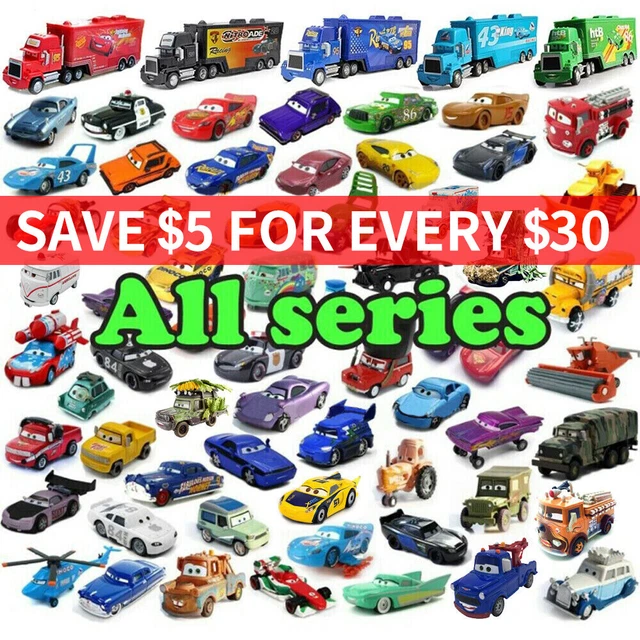Disney Pixar Cars Lot Lightning McQueen 1:55 Diecast Model Car Toy DOB Gift Xmas