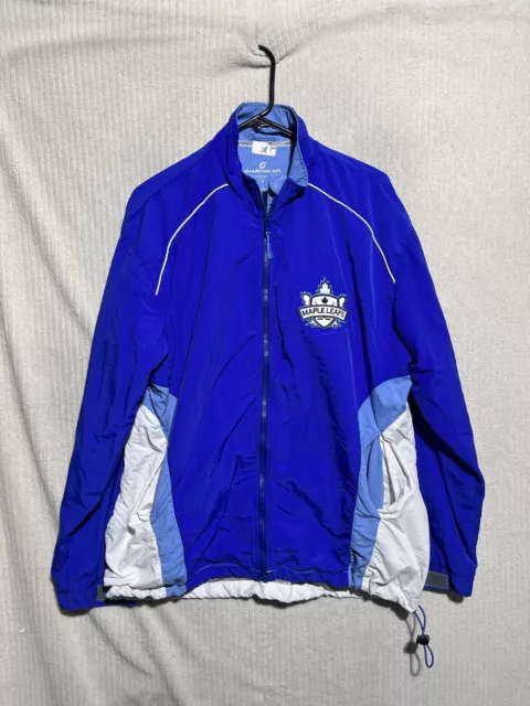Gamewear Toronto Maple Leafs Mens Medium Full Zip Track Jacket Blue