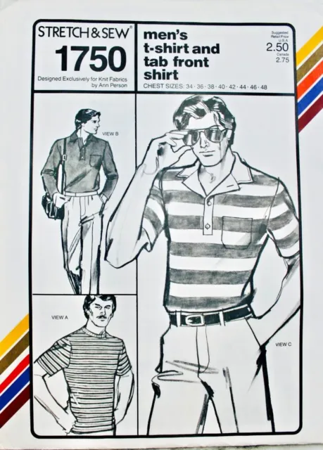 Men's Vintage SHIRT VEST TIE Sewing Pattern ~ U PICK!  Uncut